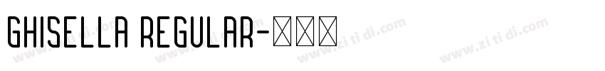 Ghisella Regular字体转换